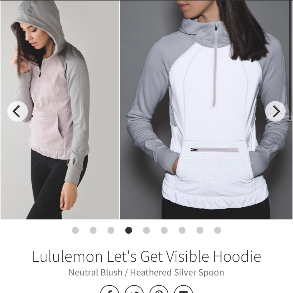 Lululemon run jacket like new-let’s get visible